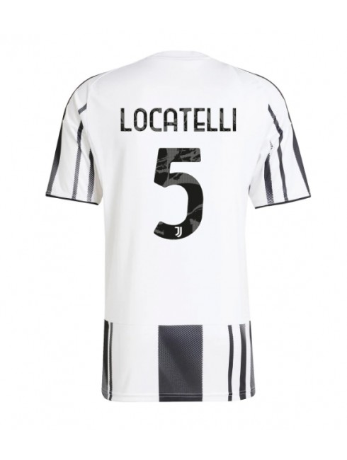 Muži Futbalové oblečenie Juventus Manuel Locatelli #5 2025-26 Krátky Rukáv - Domáci Muži Futbalové oblečenie Juventus Manuel Locatelli #5 2025-26 Krátky Rukáv - Domáci